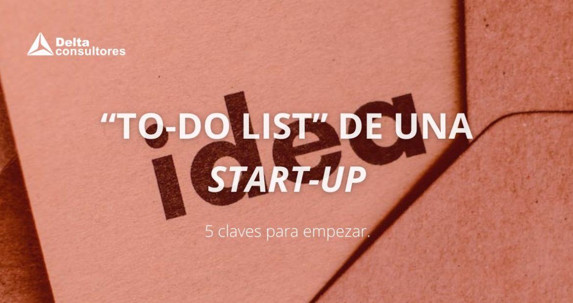 To do list para saber qué hacer al empezar con una startup