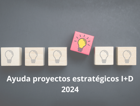 Ayudas para la realización de proyectos estratégicos de I+D 2024